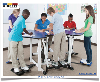6 person standing desk, kinesthetic learners